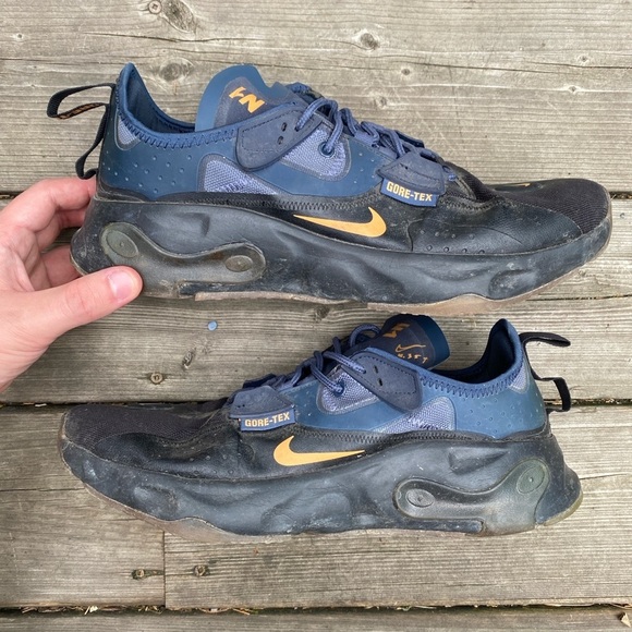 Nike React Type GTX Black Bright Ceramic Mens Gore Tex Size 11 - Picture 3 of 10
